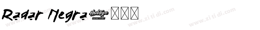 Radar Negra字体转换